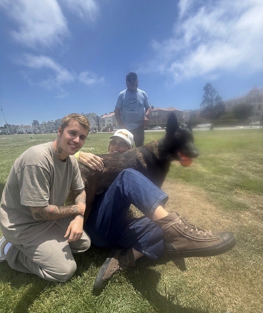 Justin and Alexi hanging at Dolores with a friend